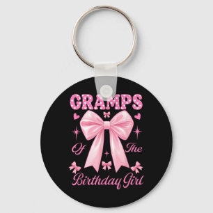 Gramps Birthday Girl Matching Coquette nk Bow Key Ring