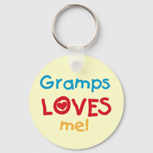 Gramps Loves Me T-shirts and Gifts Key Ring