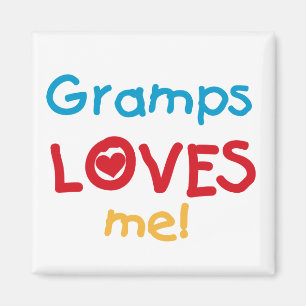 Gramps Loves Me T-shirts and Gifts Magnet