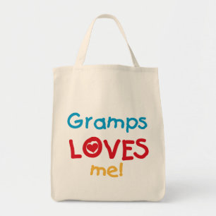 Gramps Loves Me T-shirts and Gifts Tote Bag