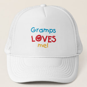 Gramps Loves Me T-shirts and Gifts Trucker Hat