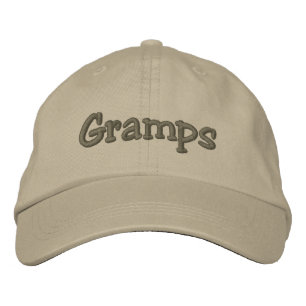 Gramps Mocha Embroidered Baseball Cap / Hat
