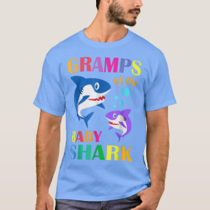Gramps Of The Baby Birthday Shark Gramps Shark Chr T-Shirt