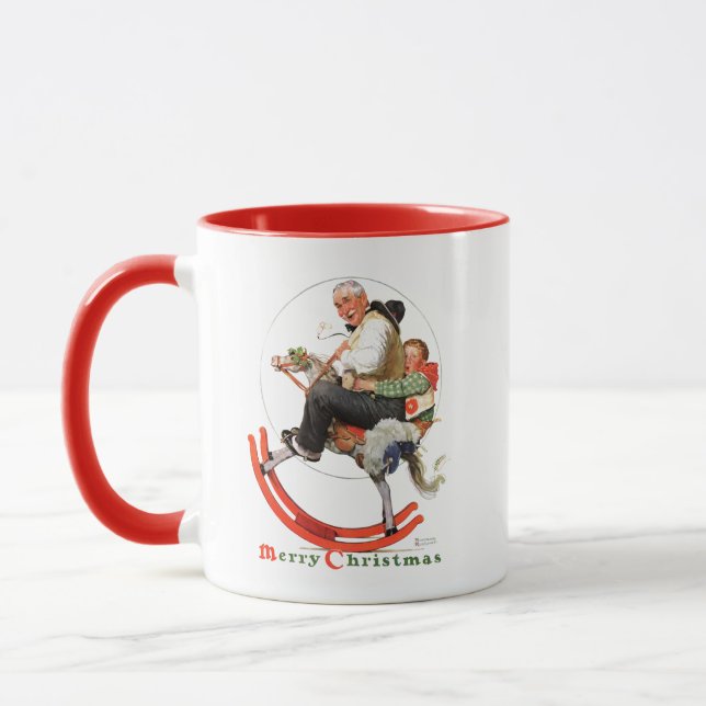 Gramps on Rocking Horse Mug (Left)