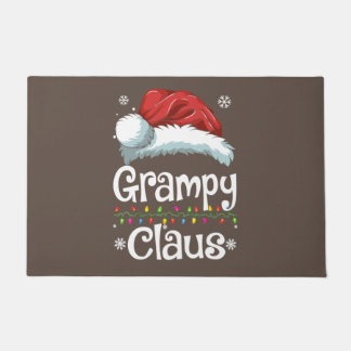 Grampy Claus Shirt, Family Matching Grampy Claus Doormat