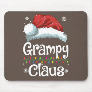 Grampy Claus Shirt, Family Matching Grampy Claus Mouse Pad