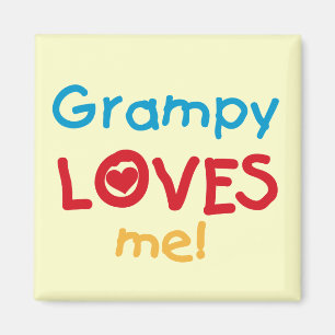 Grampy Loves Me T-shirts and Gifts Magnet