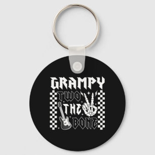 Grampy Of The Bad Two The Bone Birthday 2 Years Key Ring