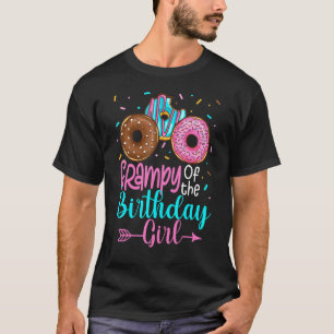 Grampy Of The Birthday Girl Doughnut Party Family  T-Shirt