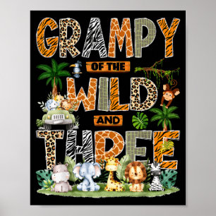 Grampy Of The Wild & Three Zoo 3rd Birthday Sa Poster