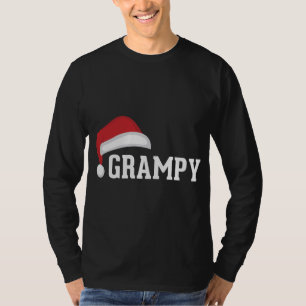 Grampy - Santa Hat Grandparent Christmas Holiday T-Shirt
