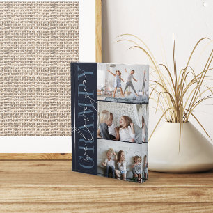 Grampy We Love You 3 Photo Block