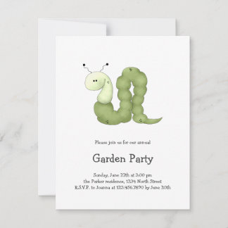 Gram's Garden · Green Worm Invitation