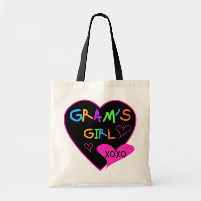 Gram's Girl Custom T-Shirts, Mugs, Buttons, Cases Tote Bag (Front)
