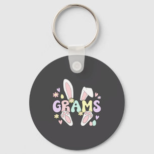 Grams Grandmother Easter Bunny Grams Grandma Easte Key Ring
