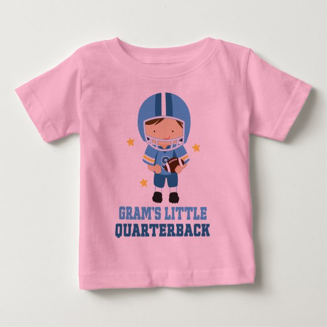 Grams Little Quarterback Baby T-Shirt (Front)