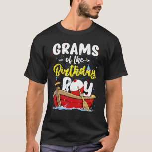 Grams Of The Birthday Boy Fishing Fisherman Family T-Shirt