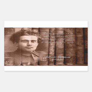Gramsci - Nothing will be definitive Rectangular Sticker