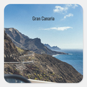 Gran Canaria (Canary Island) Spain Square Sticker