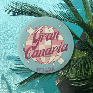 Gran Canaria Spain tourism souvenir  3 Cm Round Badge