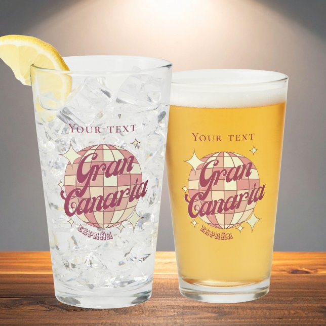Gran Canaria Spain vacation drink beer Glass (Creator Uploaded)