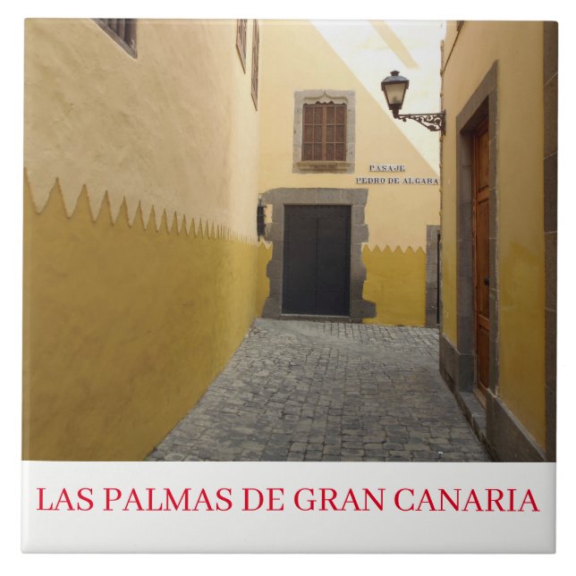 Gran Canaria Vegueta ceramic tile (Front)