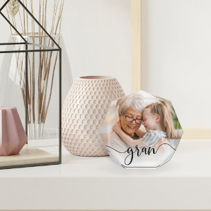 Gran Grandma Script Overlay Photo Block