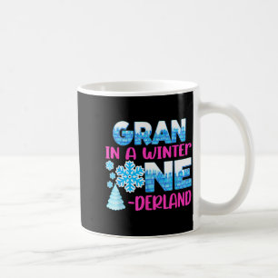 Gran In A Winter Onederland Bday Girl Sweet Snowfl Coffee Mug