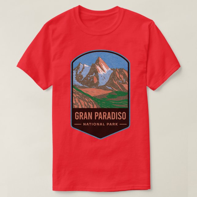 Gran Paradiso National Park 1 T-Shirt (Design Front)