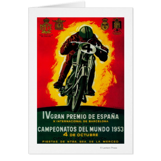 Gran Premio de Espana Vintage PosterEurope (Front)