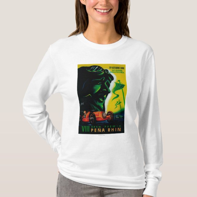 Gran Premio Pena Rhin Vintage PosterEurope T-Shirt (Front)