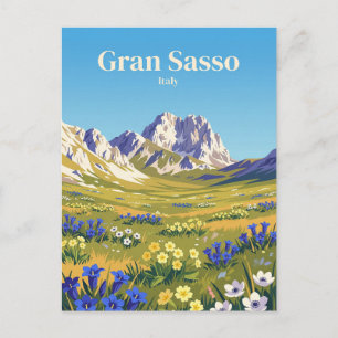 Gran Sasso d'Italia Italy Postcard