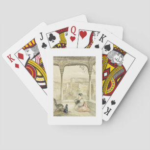 Granada (Alhambra), plate 9 from 'Sketches of Spai Playing Cards
