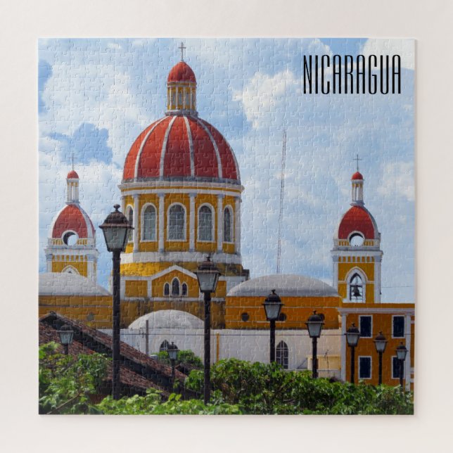 granada cathedral nicaragua jigsaw puzzle (Vertical)