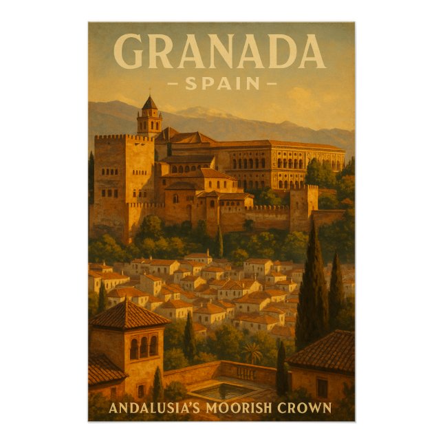 Granada, Spain — Andalusia. Poster (Front)
