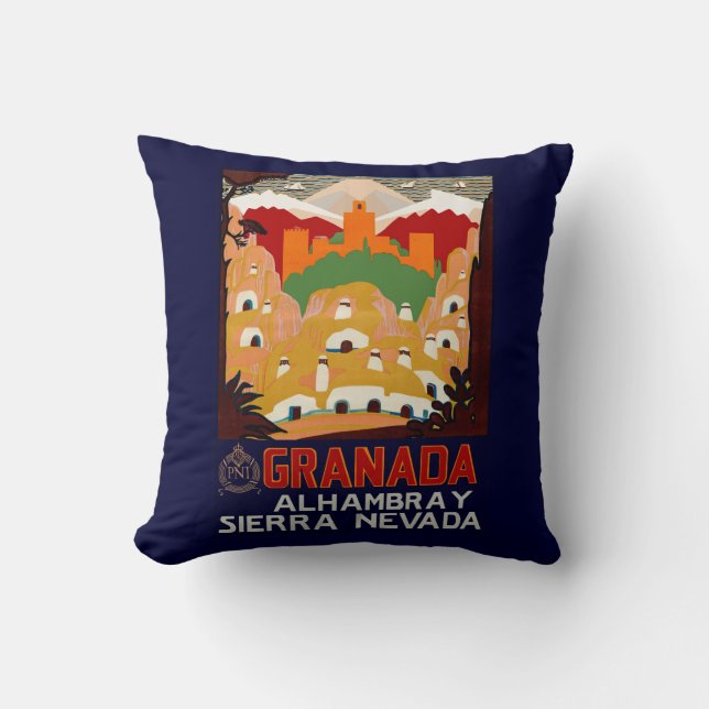 Granada Spain Cushion (Front)