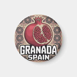 Granada Spain Pomegranate Sticker Magnet