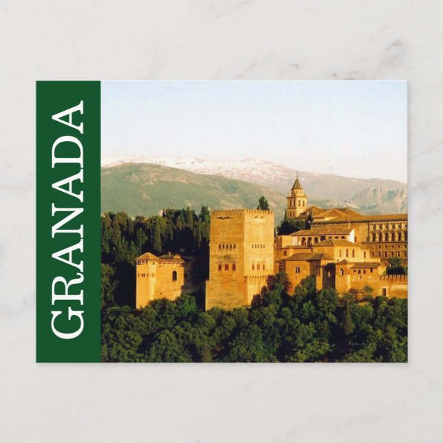 granada spain postcard (Front)