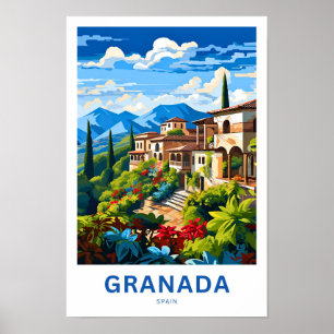 Granada Spain Travel Print