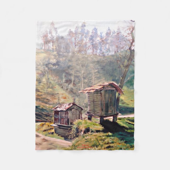Granaries Fleece Blanket (Front)