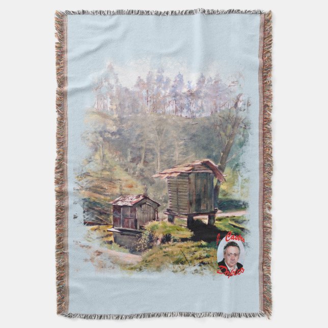 Granaries Throw Blanket (Front Vertical)