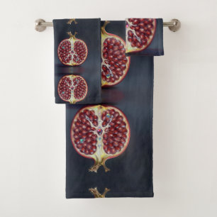 Granatapfel – Wertvolle Frucht für Gesundheit Bath Towel Set