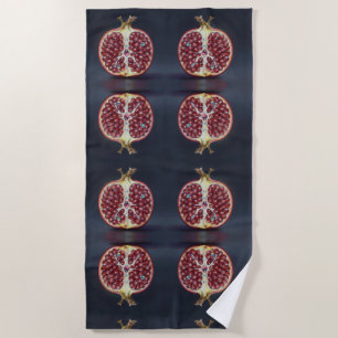 Granatapfel – Wertvolle Frucht für Gesundheit Beach Towel