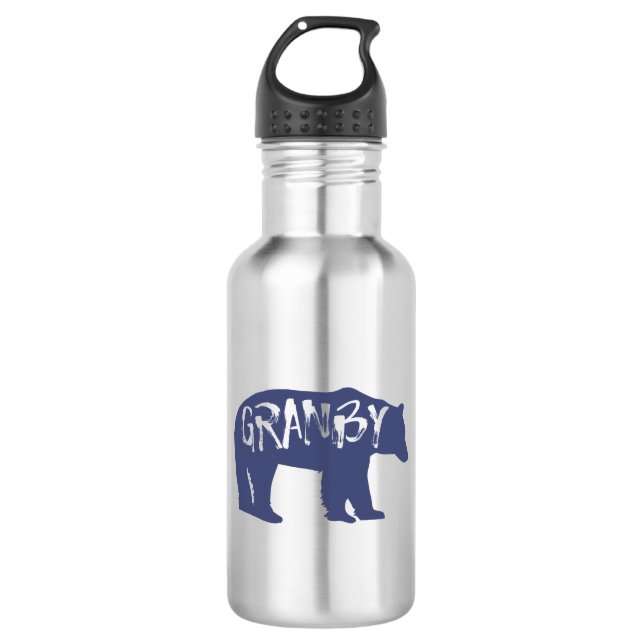 Granby Colorado Bear 532 Ml Water Bottle (Front)