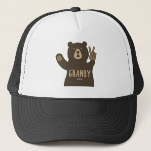Granby Colorado Peace Bear Trucker Hat