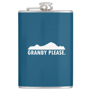 Granby Colorado Please Hip Flask