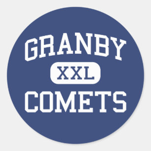 Granby - Comets - High School - Norfolk Virginia Classic Round Sticker
