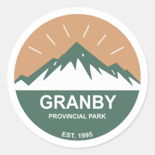 Granby Provincial Park Classic Round Sticker