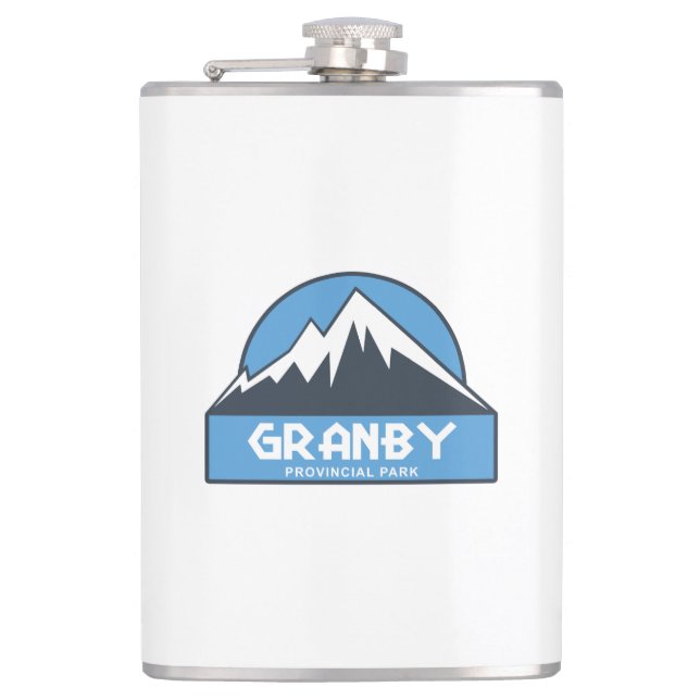 Granby Provincial Park Hip Flask (Front)