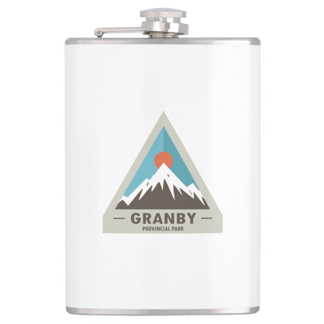 Granby Provincial Park Hip Flask (Front)